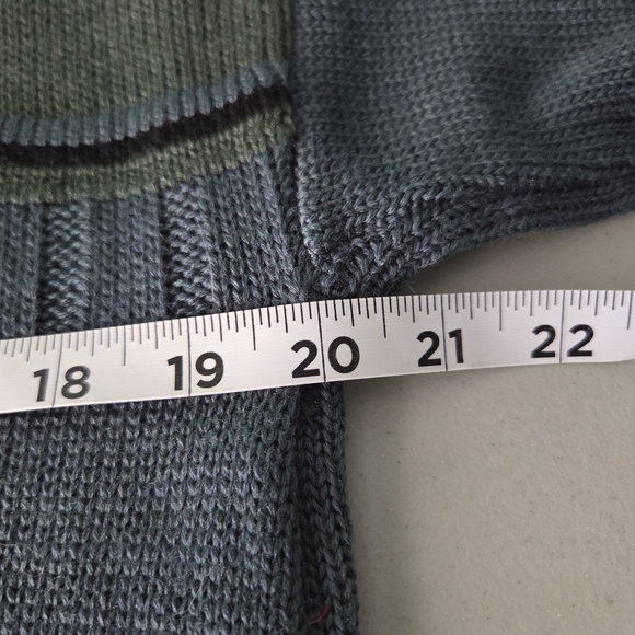 Vintage Zeppelin Style 74170 Acrylic Wool Coogi-Style Knit Men’s Sweater NWT - Picture 7 of 8